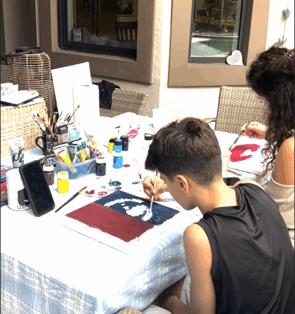 Paint night in Montreal
